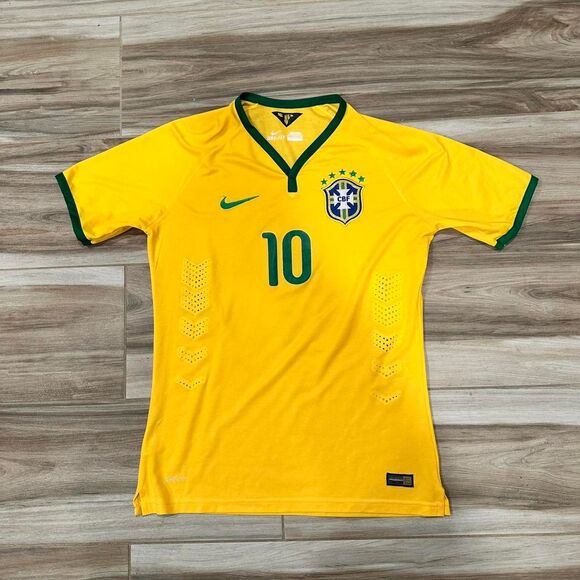 Nike Other - Nike Brazil 2014 World Cup yellow jersey neymar jr number 10